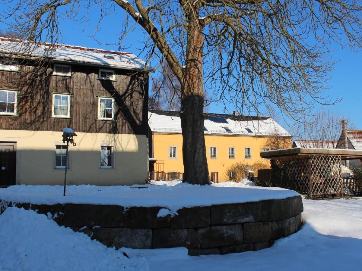 Comfy Apartment In Weissig With Garden Eksteriør bilde